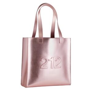 Carolina Herrera 212 Metallic Tote Bag